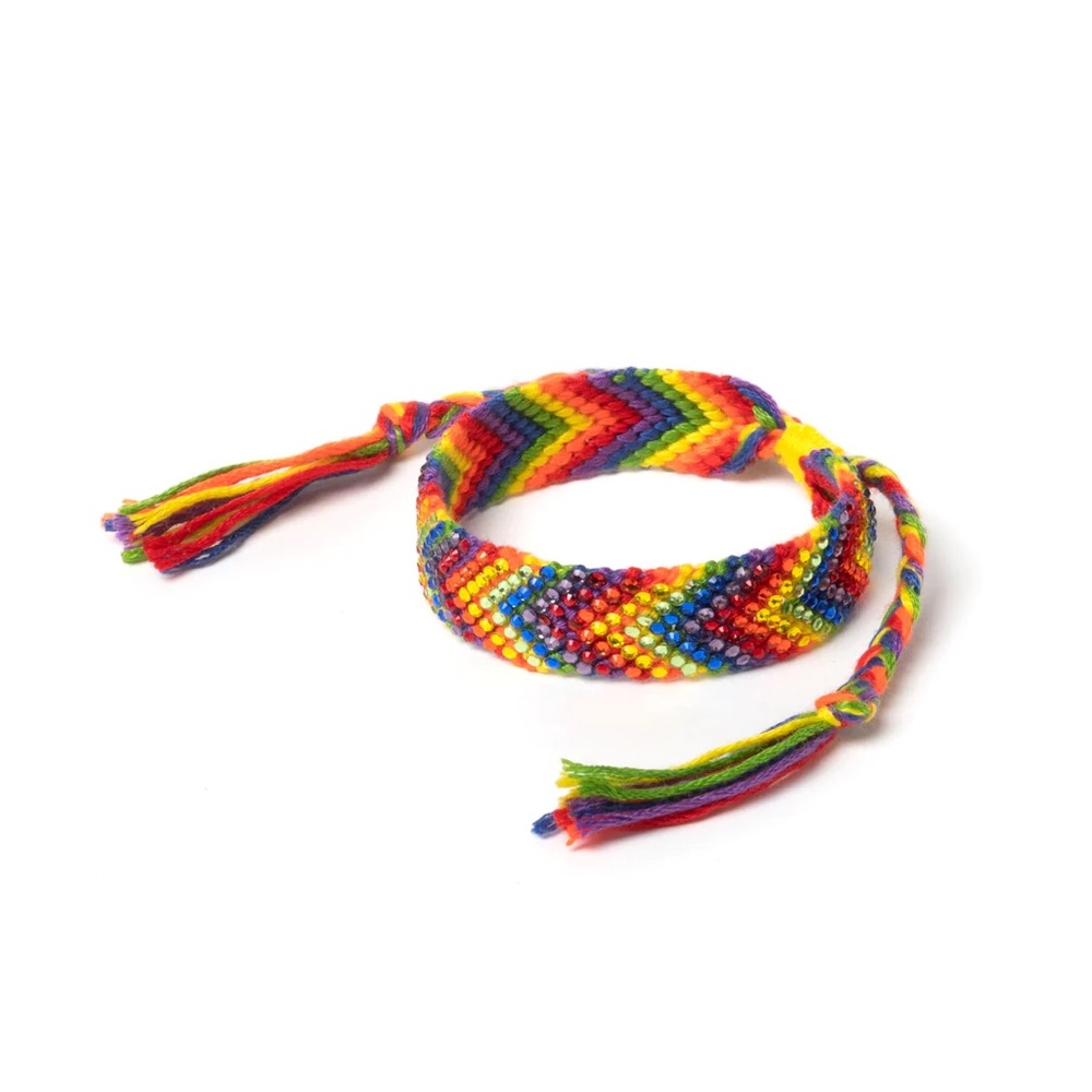 Dannijo Jo Rainbow Crystal Friendship Bracelet